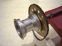 Axle assembly excluding tyre