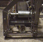 Castor in position, as seen from the rear of the Hog