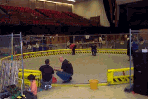 The arena being built at Brighton