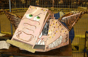 The Hog's bent nose after being squeezed by Kan Opener