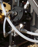 High flow rate valve on chassis