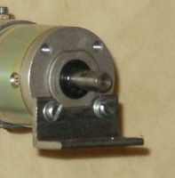 Spindle end motor support