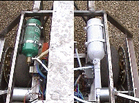 A frosty CO2 bottle after some tests