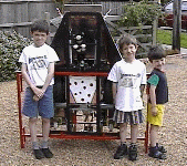 The Hog showing of its poker dot pants!