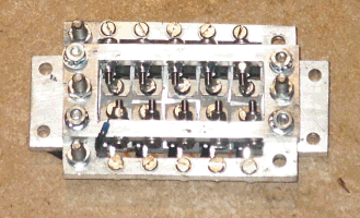 The fully assembled current limiting brick