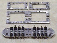 Exploded view of the MOSFET assembly