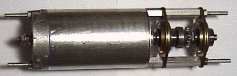 The whole motor with it's idler shaft