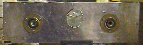 The holes hole is filed until it is nice and smooth