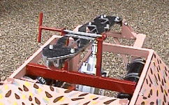 The tail clamp in place