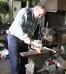 Simon at work