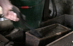 Hardening the tips so they won't bend on impact