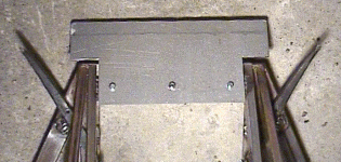 Top view of the two tusks