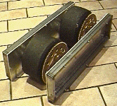 6mm ally with rectangular steel tubing surround